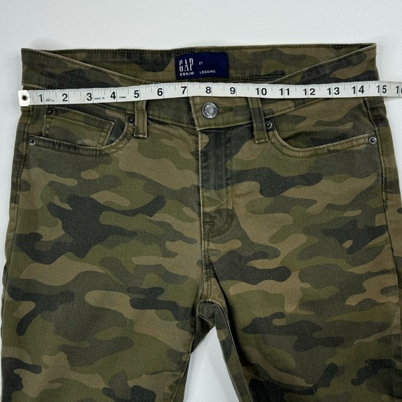 Gap Cammo Mid Rise Skinny Stretch Jegging Womens Size 27/4 - Picture 2 of 7